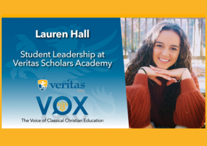 Student Leadership at Veritas Scholars Academy | VSA Student, Lauren Hall