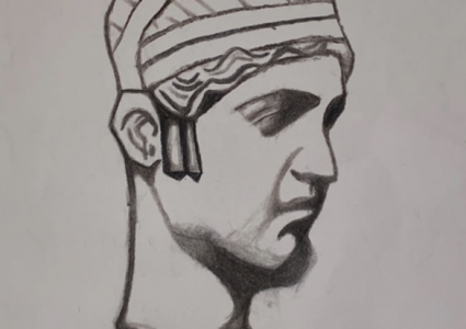 In the Classroom: A Roman Head Study by Grady Duncan