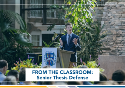 From the Classroom: Senior Thesis Defense